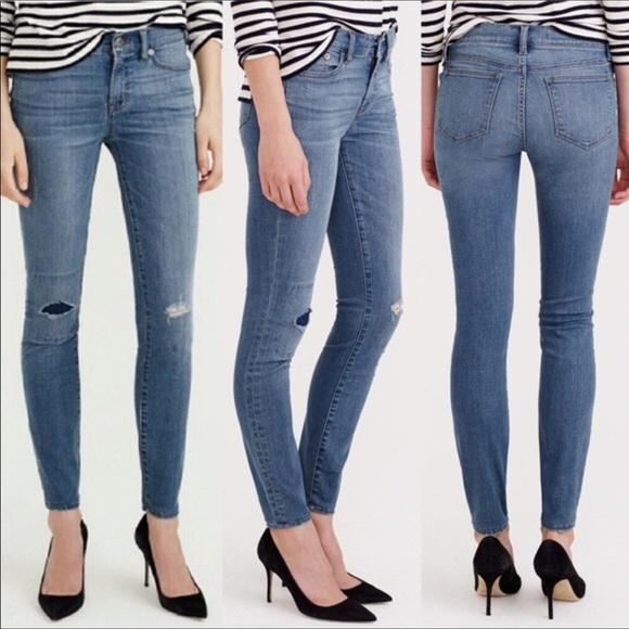 J. Crew Denim - J. Crew Busted Knee Skinny Jeans